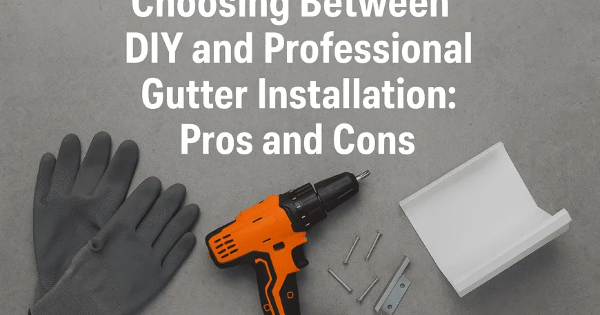 DIY vs Professional Gutter Installation