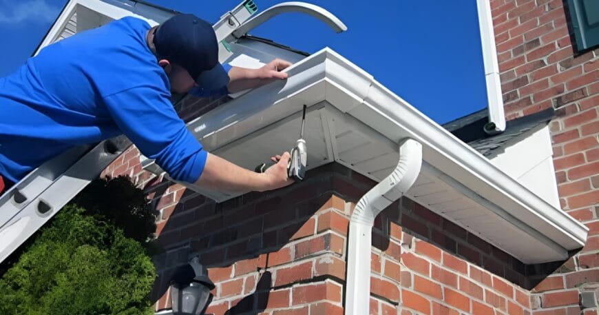 gutter repair vs replacement near me